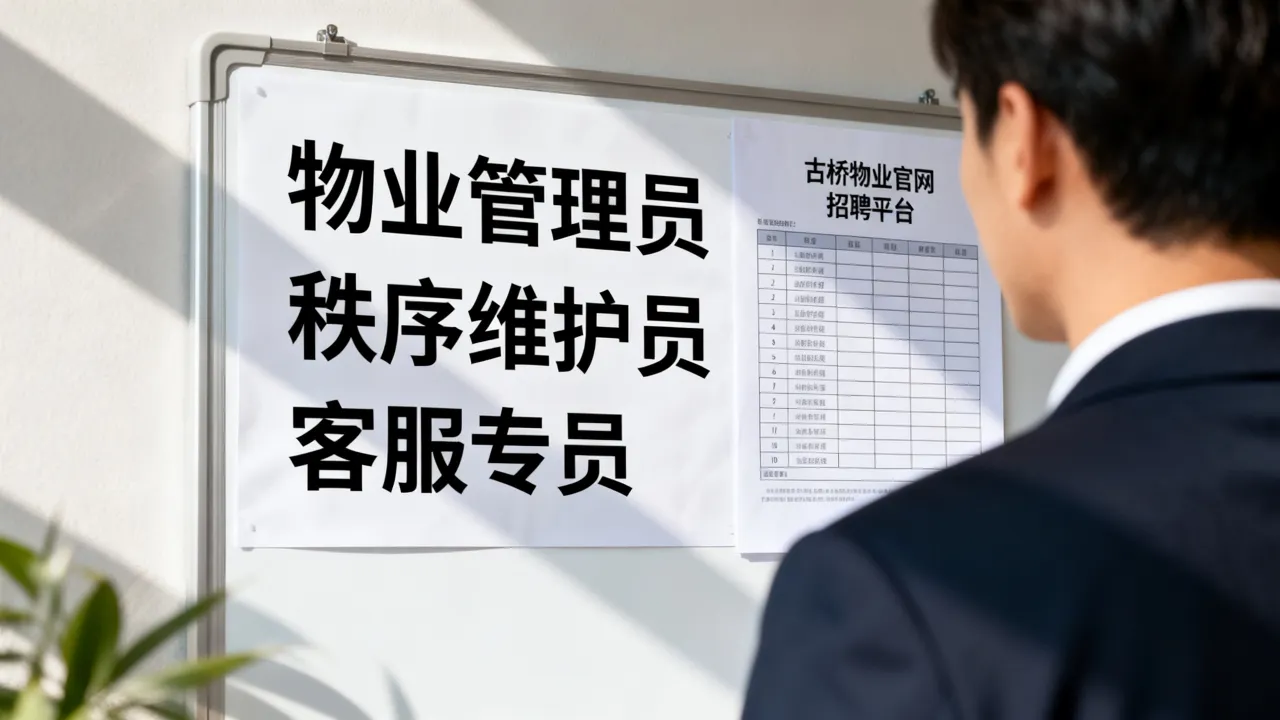 古桥物业招聘有哪些岗位,物业招聘信息在哪看-图2 古桥物业招聘有哪些岗位,物业招聘信息在哪看-图2