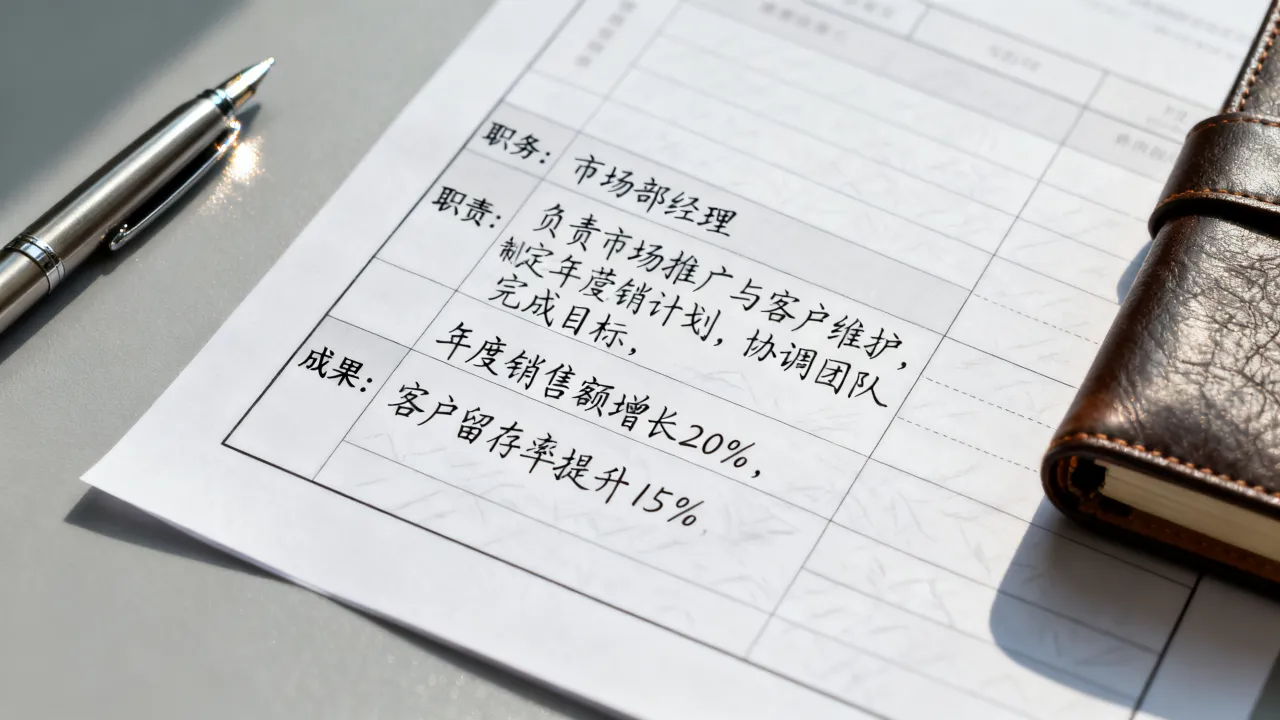 职务简历怎么填写,职务简历中的职务描述怎么写?-图2 职务简历怎么填写,职务简历中的职务描述怎么写?-图2