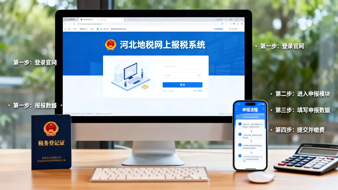 河北地税如何网上报税？申报流程步骤