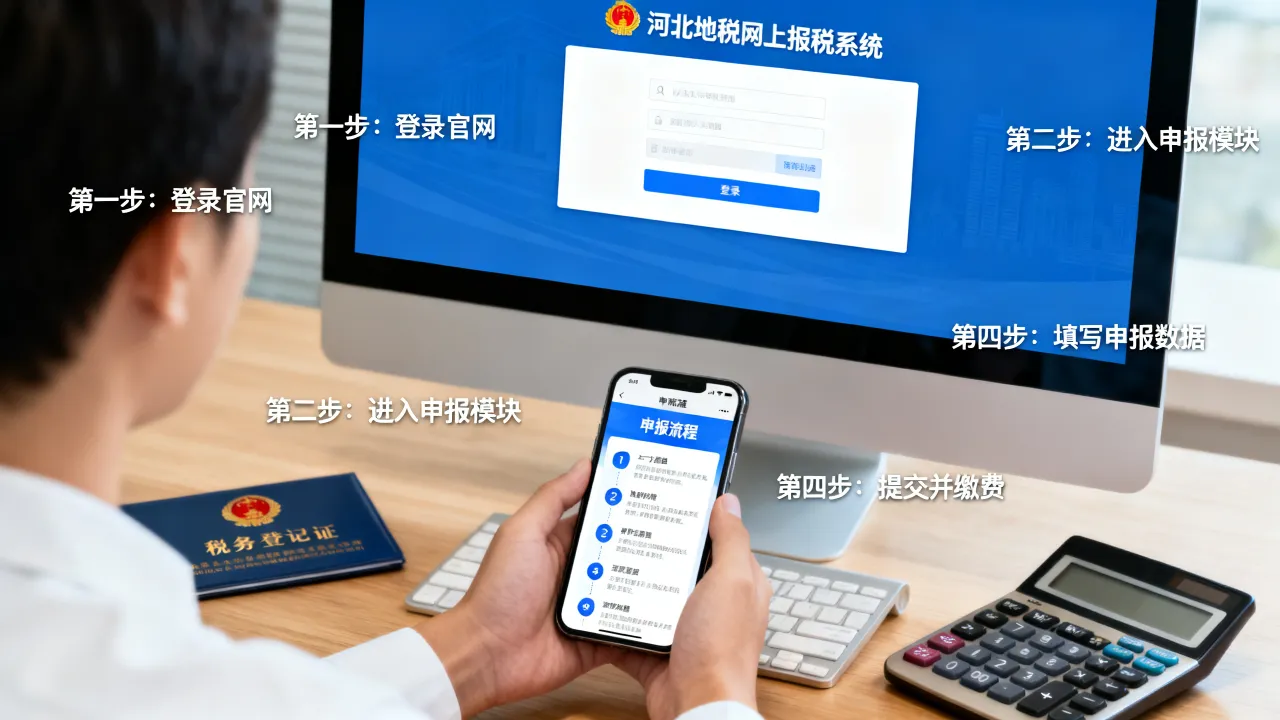河北地税如何网上报税?申报流程步骤-图3 河北地税如何网上报税?申报流程步骤-图3