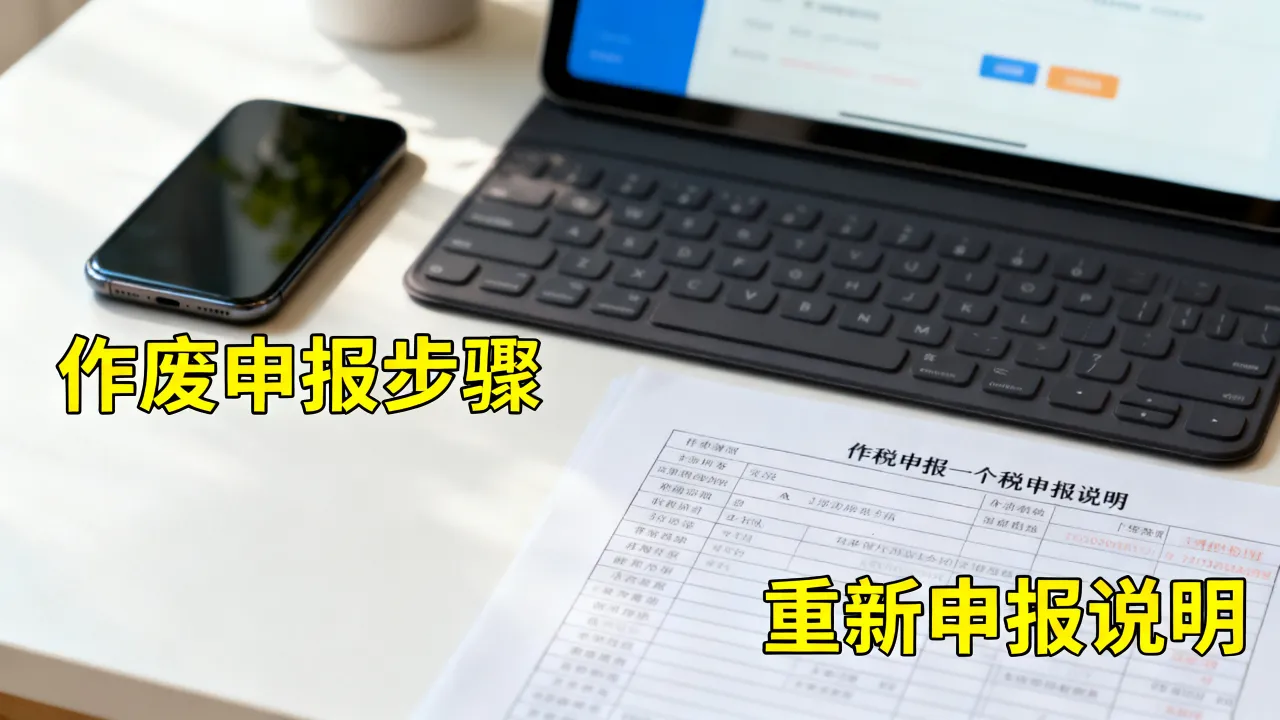 个税如何作废申报,作废申报后还能重新申报吗