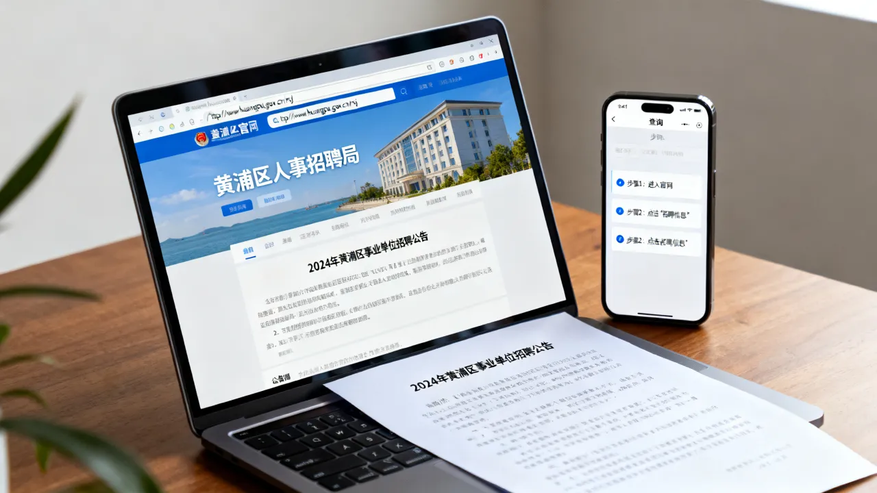 黄浦区人事局官网入口在哪？怎么查询最新招聘公告信息