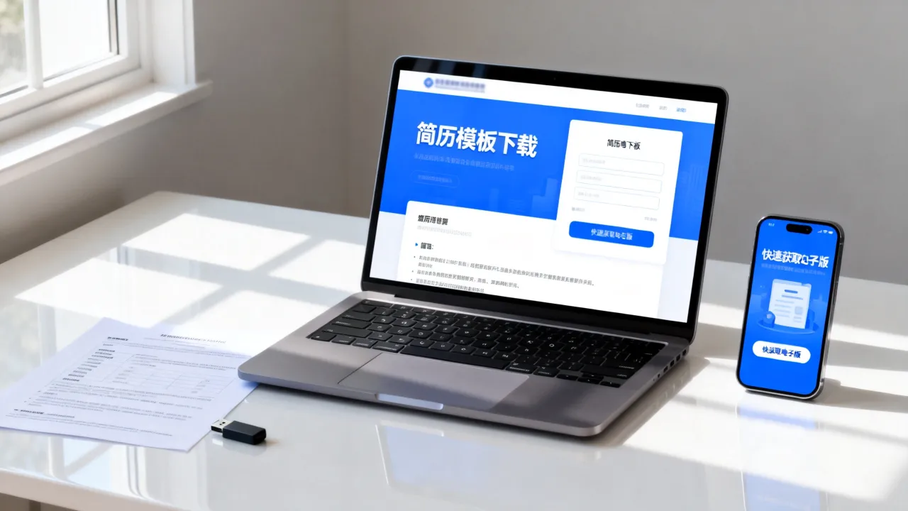网络简历怎么下载？如何快速获取电子版简历模板文件