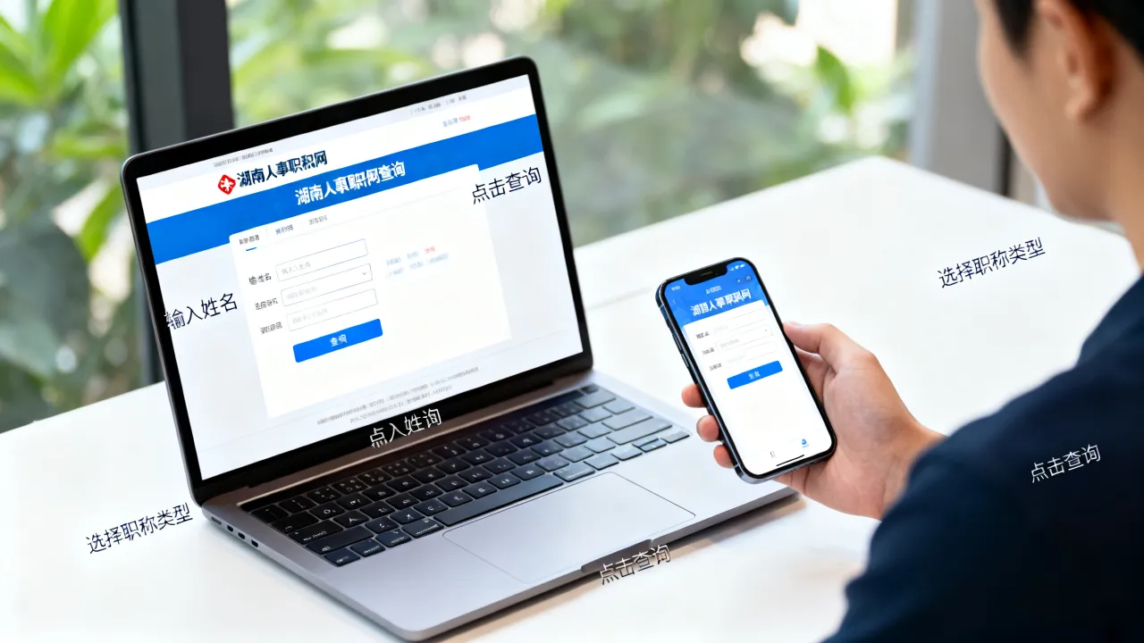 湖南人事职称网怎么查职称证书?,湖南人事职称网职称查询入口
