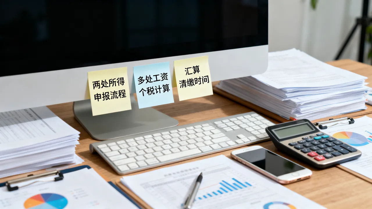 两处所得如何申报？多处工资个税汇算清缴注意事项-图2