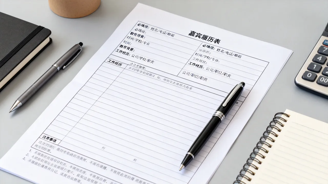 嘉宾履历怎么填，嘉宾履历填写注意事项有哪些-图3