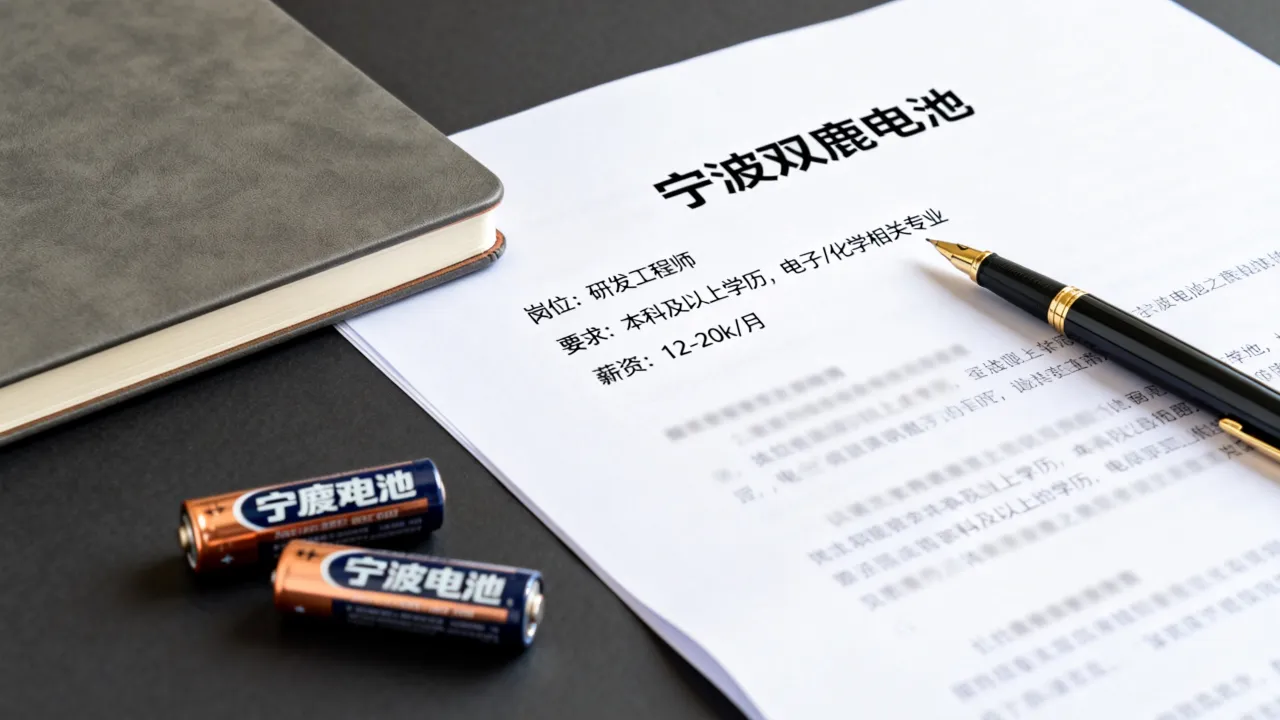宁波双鹿电池招聘信息有哪些岗位要求，薪资待遇如何？