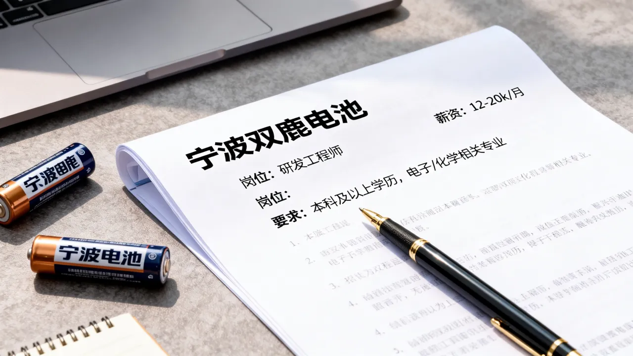 宁波双鹿电池招聘信息有哪些岗位要求,薪资待遇如何?-图2 宁波双鹿电池招聘信息有哪些岗位要求,薪资待遇如何?-图2