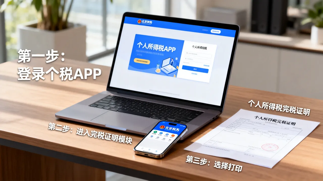 北京如何打印个税，个人所得税完税证明网上怎么打印？-图3