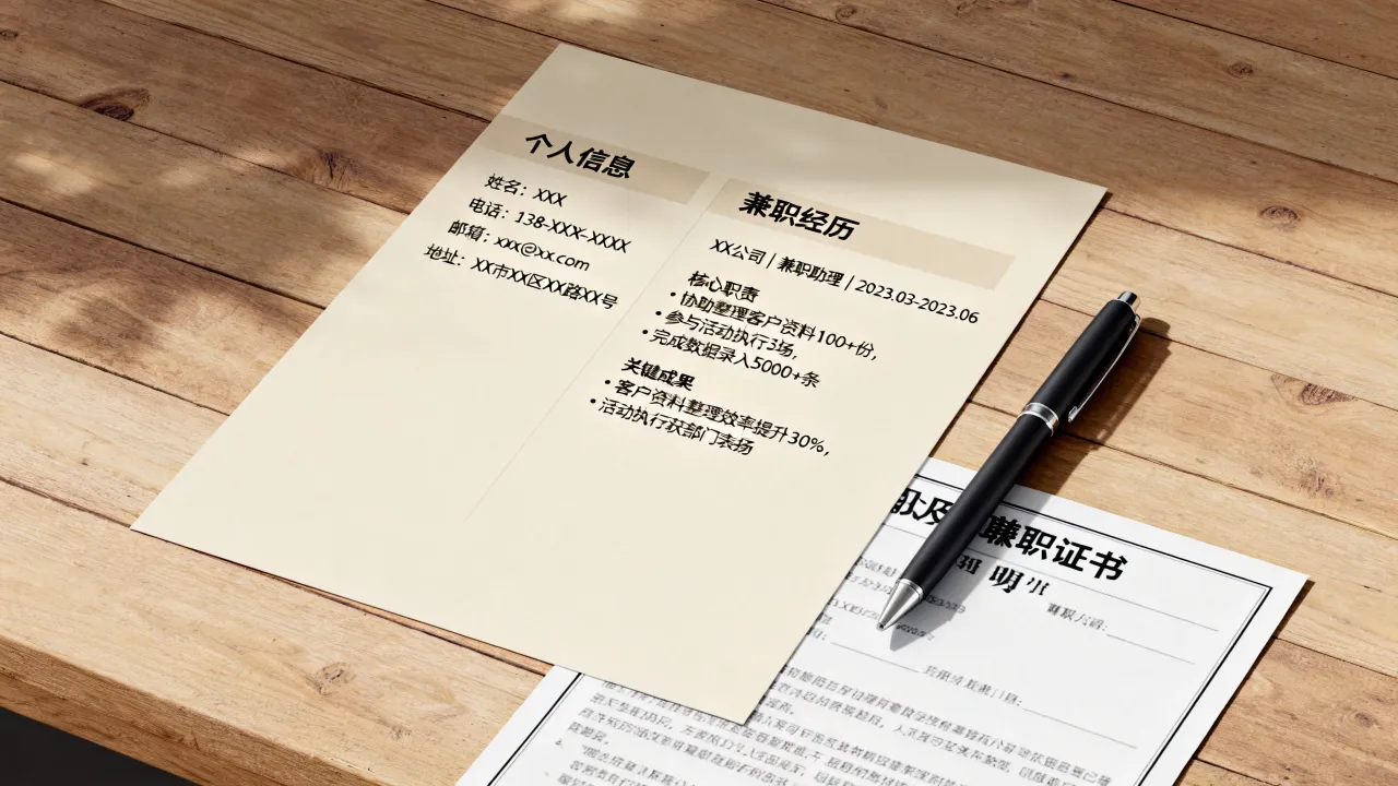 兼职经历怎么填,简历兼职经历怎么写才能打动招聘方