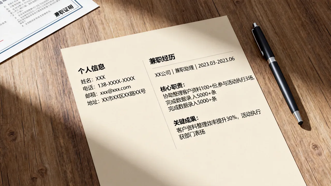 兼职经历怎么填,简历兼职经历怎么写才能打动招聘方-图3 兼职经历怎么填,简历兼职经历怎么写才能打动招聘方-图3