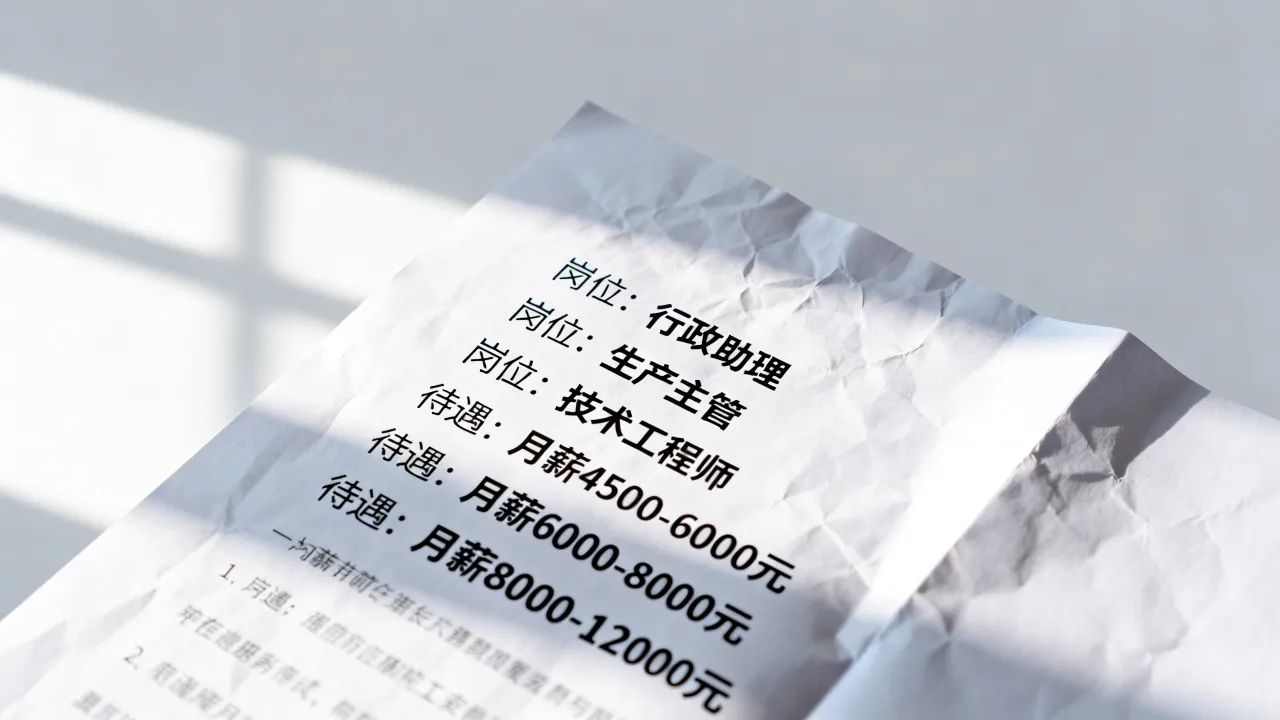 沭阳新东旭招聘简章有哪些岗位，工资待遇怎么样？