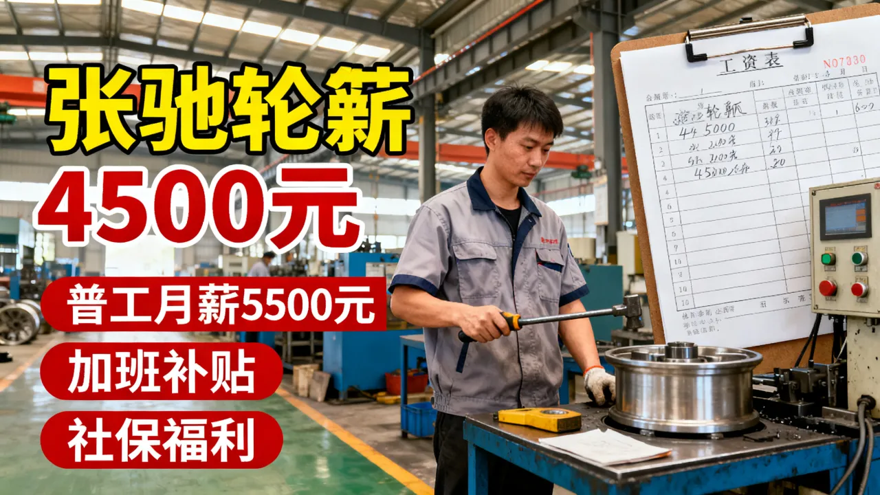 张驰轮毂工资怎么样,张驰轮毂普工工资待遇怎么样?-图3 张驰轮毂工资怎么样,张驰轮毂普工工资待遇怎么样?-图3