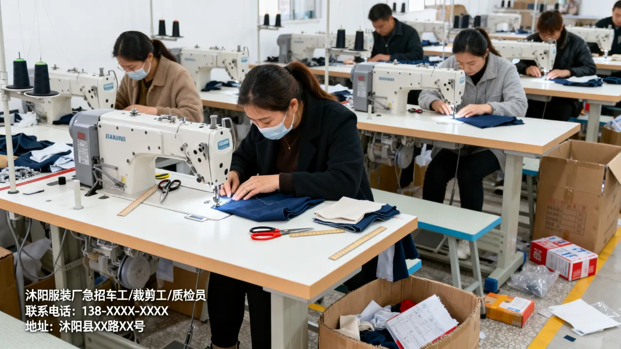 沭阳服装厂招聘信息最新有哪些,沭阳服装厂招工信息哪里找?-图3 沭阳服装厂招聘信息最新有哪些,沭阳服装厂招工信息哪里找?-图3