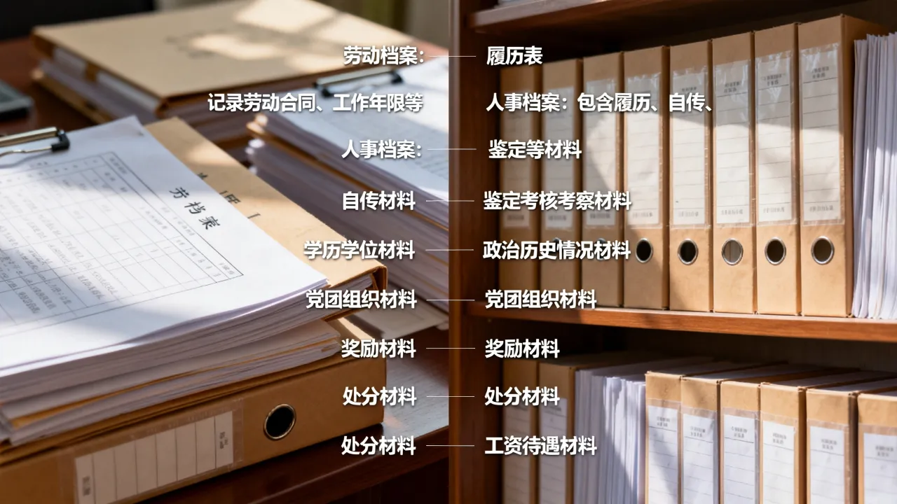 劳动档案和人事档案有什么区别,人事档案包括哪些材料?-图3 劳动档案和人事档案有什么区别,人事档案包括哪些材料?-图3
