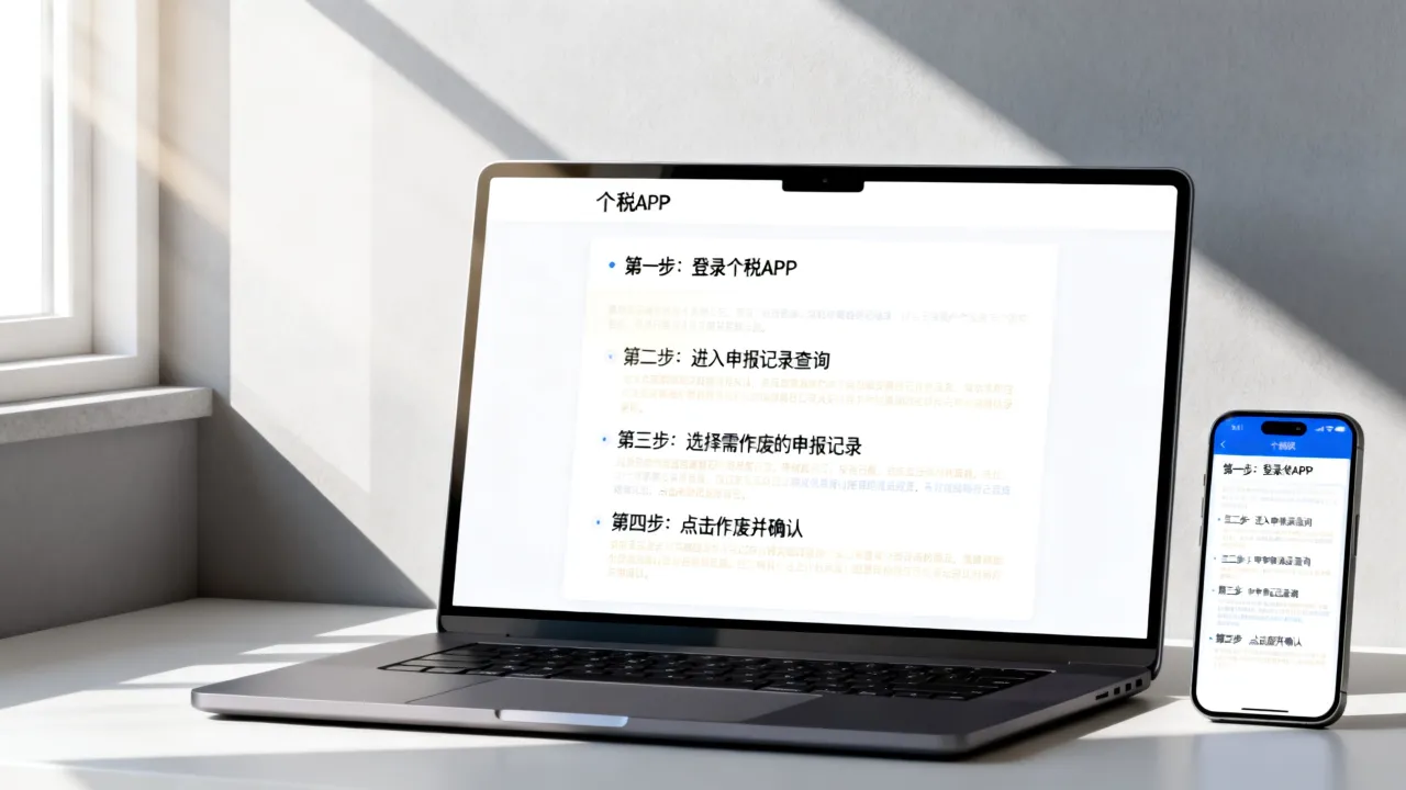 如何作废个税申报？个税申报作废的网上操作步骤，