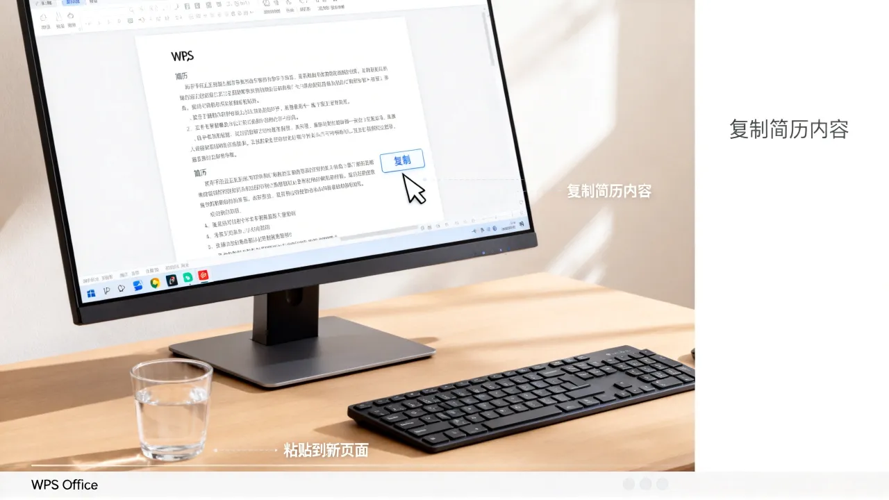 怎么粘贴简历WPS,WPS简历怎么复制粘贴到另一页?-图3 怎么粘贴简历WPS,WPS简历怎么复制粘贴到另一页?-图3