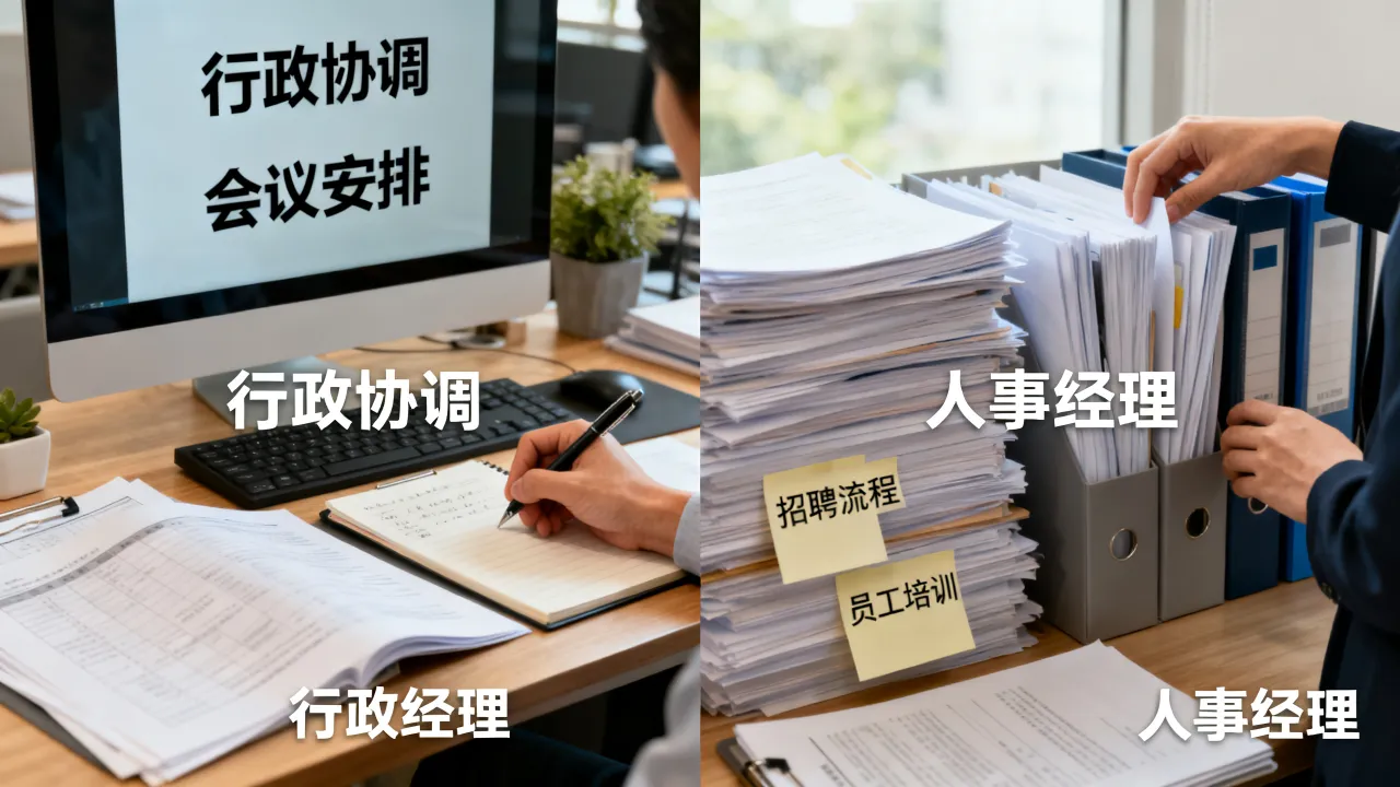 行政经理和人事经理哪个好?工作职责有什么区别-图2 行政经理和人事经理哪个好?工作职责有什么区别-图2