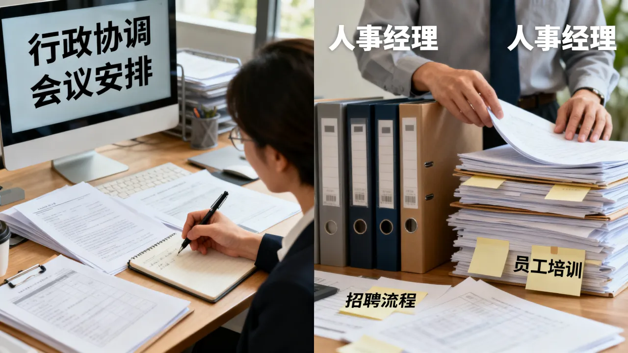 行政经理和人事经理哪个好?工作职责有什么区别-图3 行政经理和人事经理哪个好?工作职责有什么区别-图3