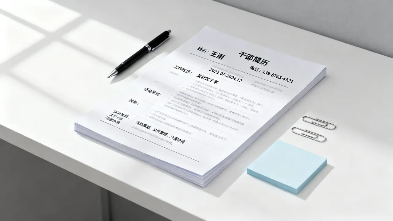 干事简历怎么写?干事简历模板范文有哪些技巧-图1 干事简历怎么写?干事简历模板范文有哪些技巧-图1