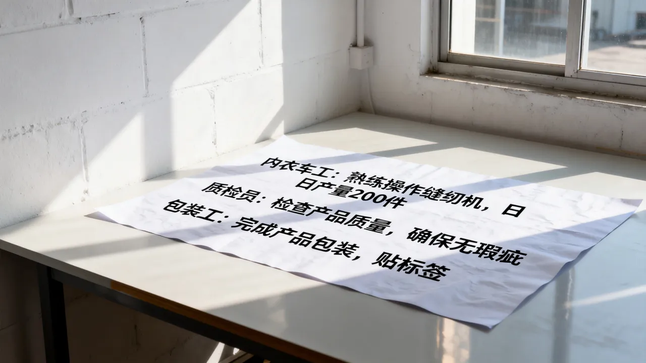 公明内衣厂招聘信息有哪些?长尾词怎么找靠谱岗位?-图3 公明内衣厂招聘信息有哪些?长尾词怎么找靠谱岗位?-图3