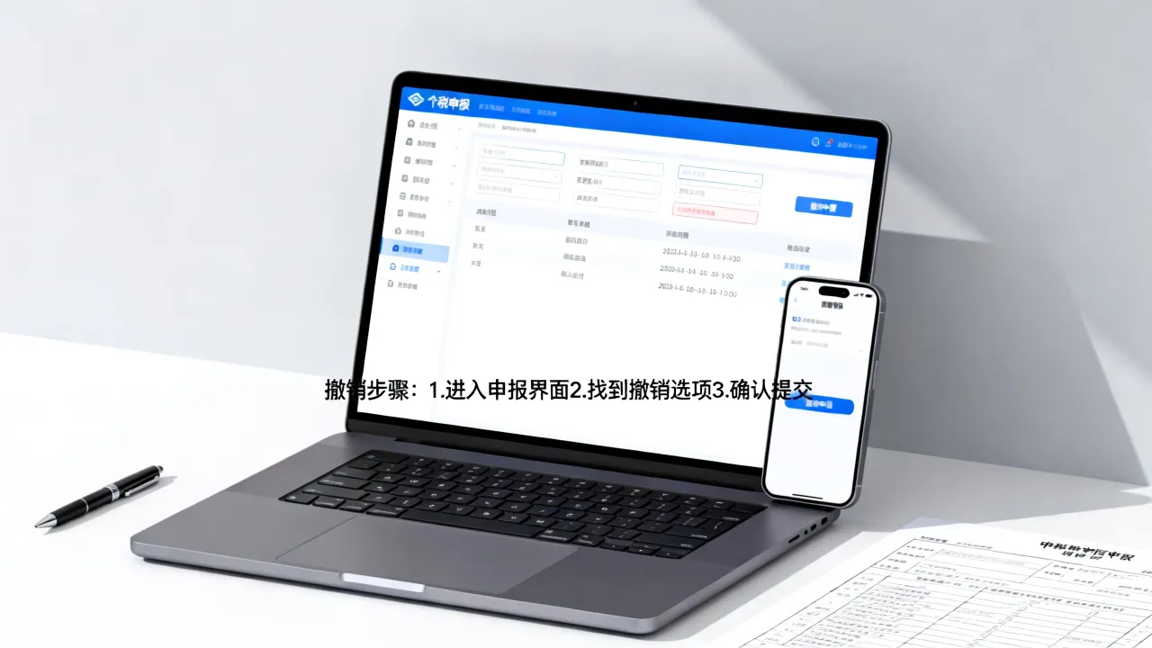 个税申报如何撤销，个税申报错误了怎么撤销更正？