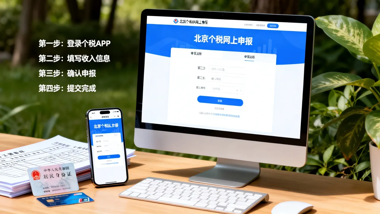 北京如何缴纳个税，具体网上申报流程是什么？
