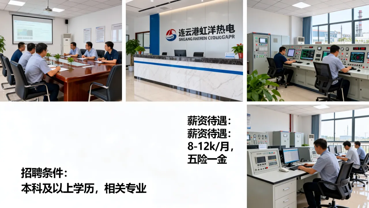 连云港虹洋热电招聘条件是什么?薪资待遇如何,值得去吗?