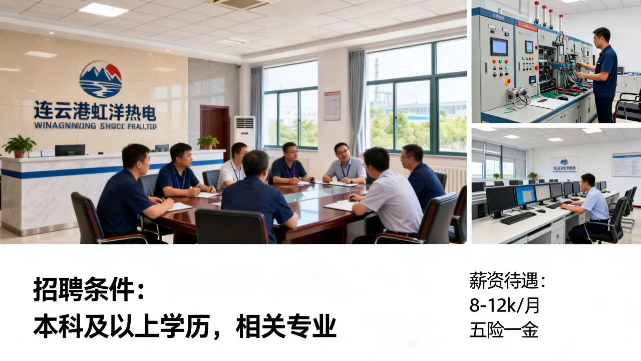 连云港虹洋热电招聘条件是什么?薪资待遇如何,值得去吗?-图2 连云港虹洋热电招聘条件是什么?薪资待遇如何,值得去吗?-图2