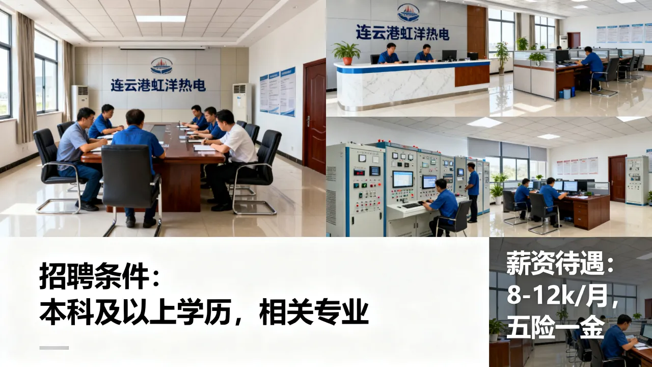 连云港虹洋热电招聘条件是什么?薪资待遇如何,值得去吗?-图3 连云港虹洋热电招聘条件是什么?薪资待遇如何,值得去吗?-图3