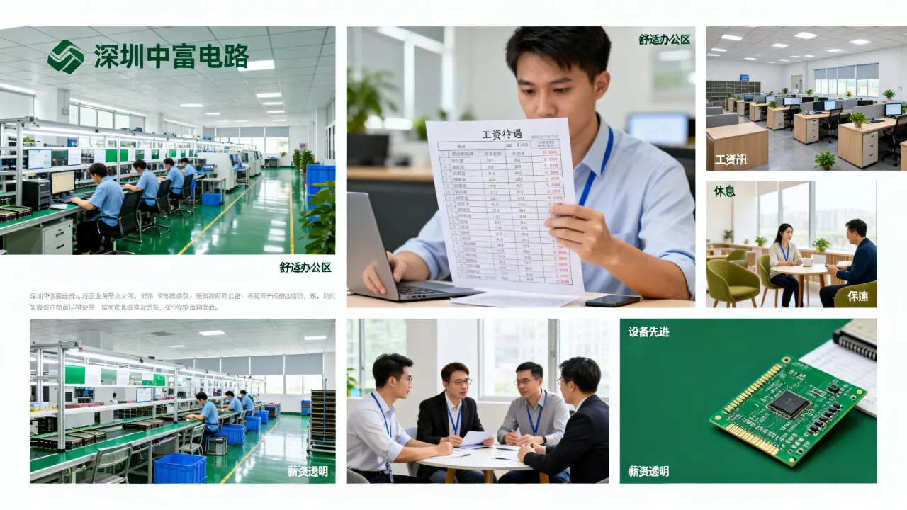 深圳中富电路怎么样,工作环境和工资待遇怎么样?