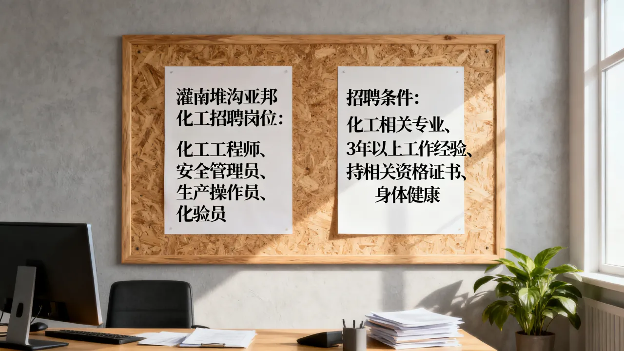 灌南堆沟亚邦化工招聘岗位有哪些,亚邦化工招聘条件怎么样?
