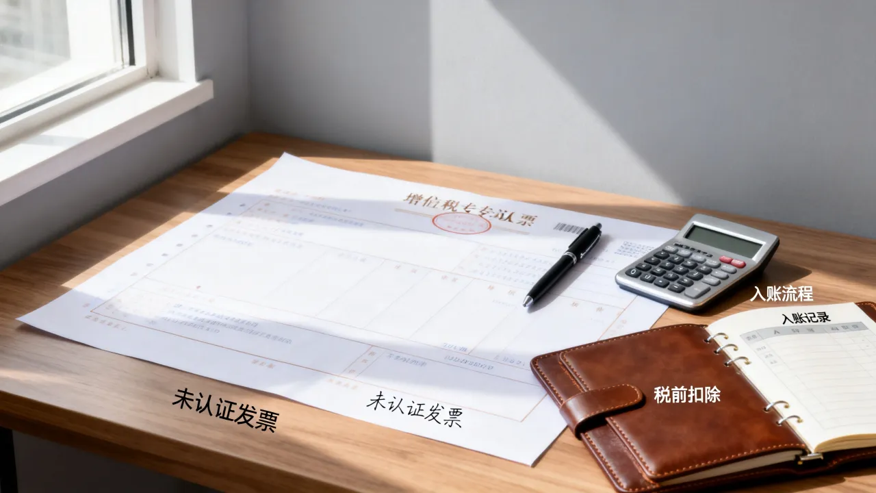 未认证发票如何入账?能不能税前扣除?-图3 未认证发票如何入账?能不能税前扣除?-图3
