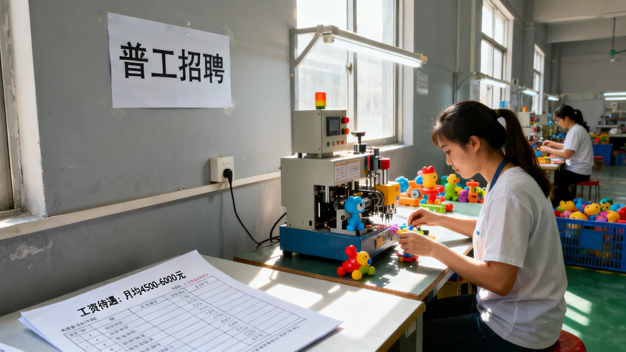 东莞长安美泰玩具二厂招聘普工吗?工资待遇怎么样