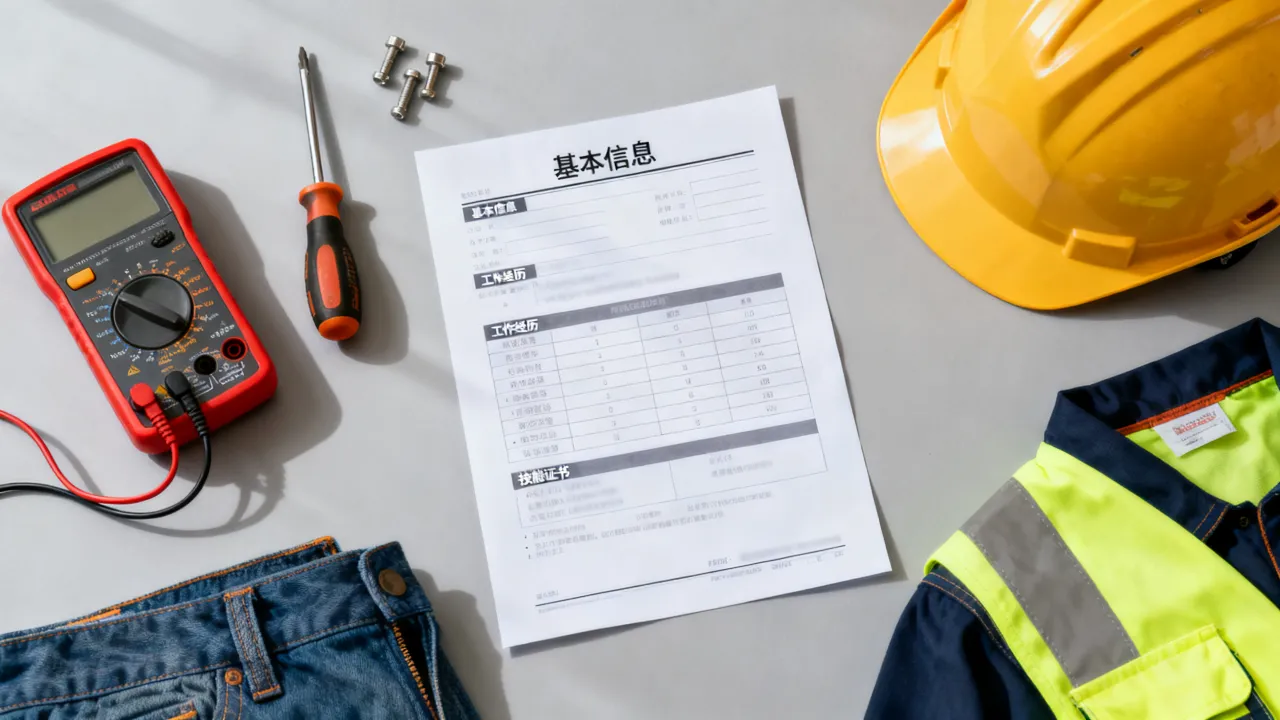 电工简历怎么填写,电工简历自我评价怎么写?-图3 电工简历怎么填写,电工简历自我评价怎么写?-图3