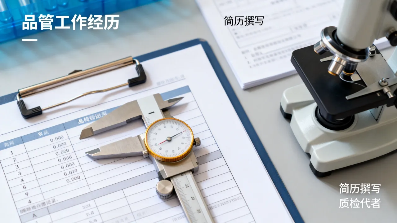 做过品管怎么写简历,品管员工作经历怎么写-图1 做过品管怎么写简历,品管员工作经历怎么写-图1