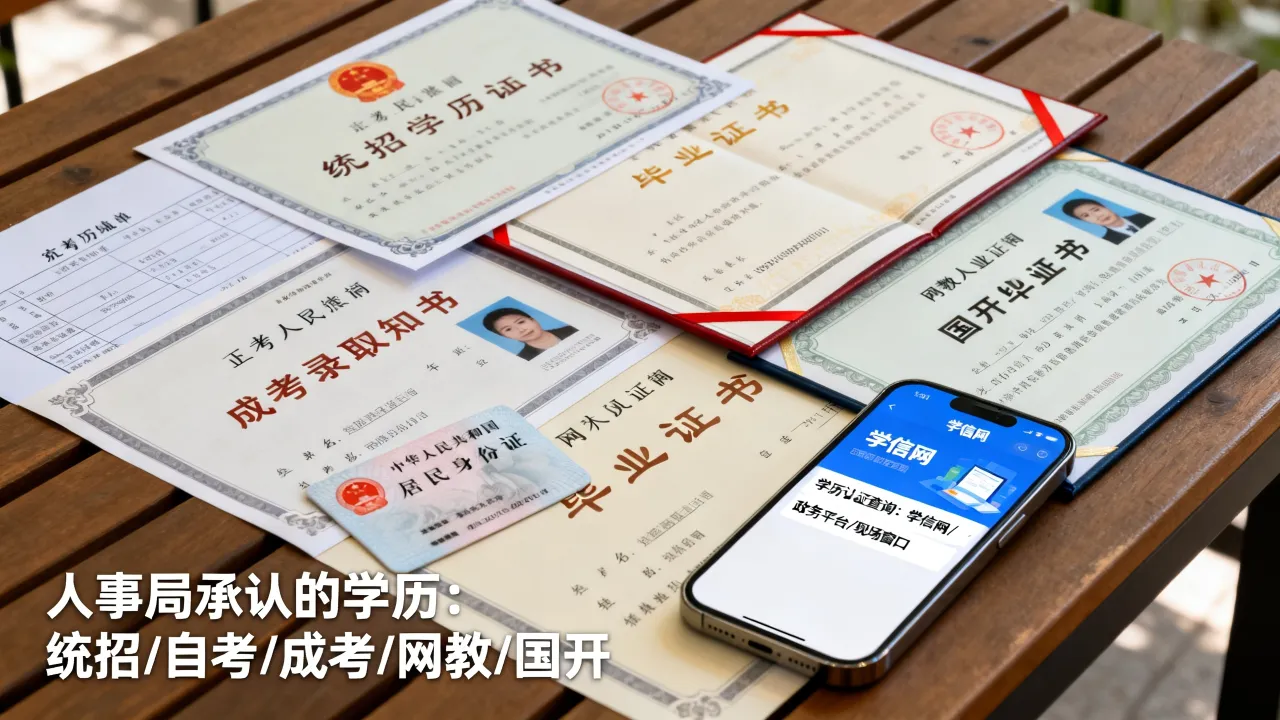 人事局承认的学历有哪些?学历认证怎么查询?-图3 人事局承认的学历有哪些?学历认证怎么查询?-图3