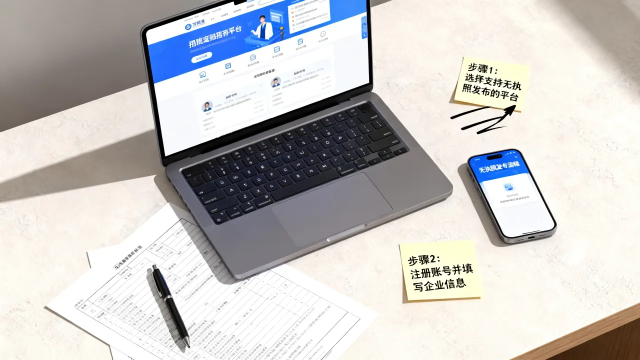 没有营业执照怎么发布招聘信息,招聘平台无执照发布流程-图2 没有营业执照怎么发布招聘信息,招聘平台无执照发布流程-图2