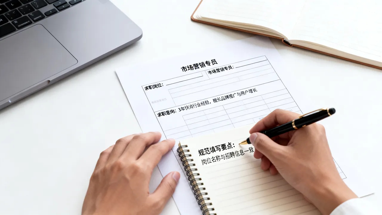 求职岗位怎么填写才规范,求职意向怎么写更吸引HR