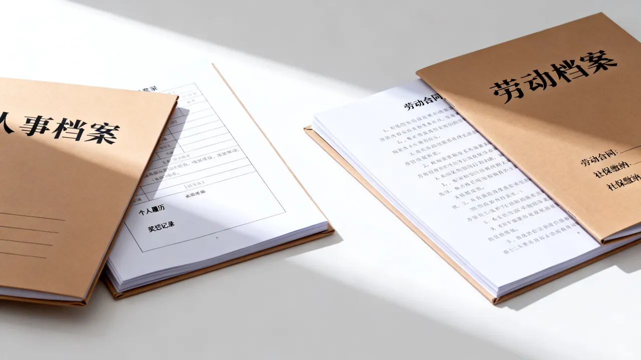 人事档案和劳动档案有什么不同?人事档案和劳动档案的区别在哪里