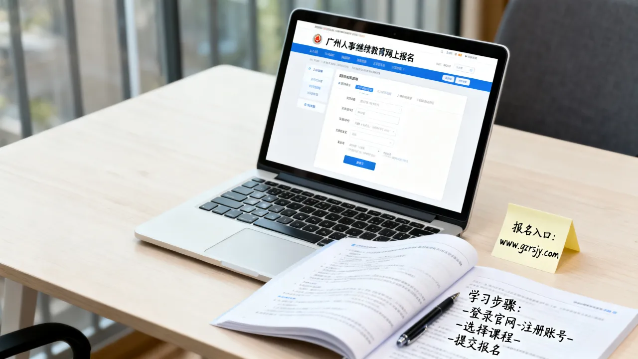 广州人事继续教育怎么学,网上报名入口在哪?