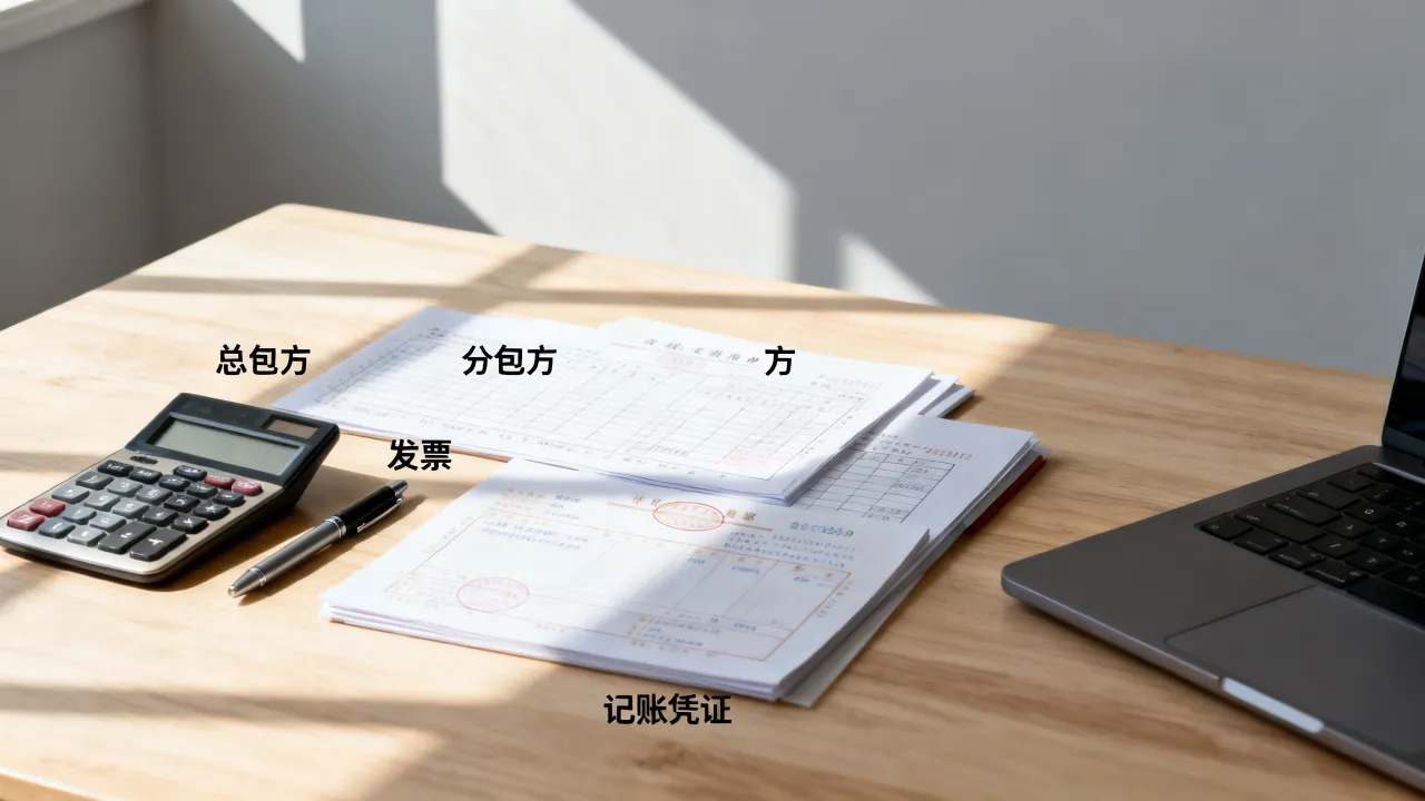 总包分包如何开票,分包方开票给总包方怎么做账?-图2 总包分包如何开票,分包方开票给总包方怎么做账?-图2