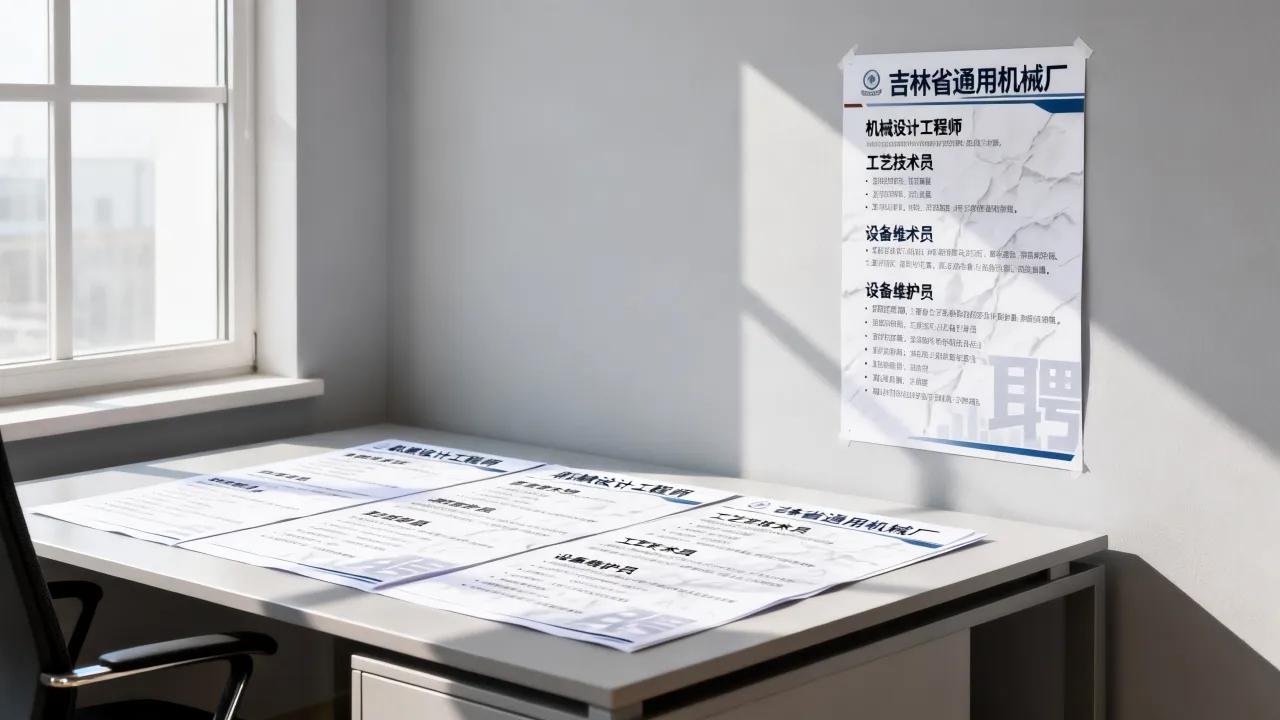 吉林省通用机械厂招聘信息有吗,吉林省通用机械厂招聘岗位有哪些?