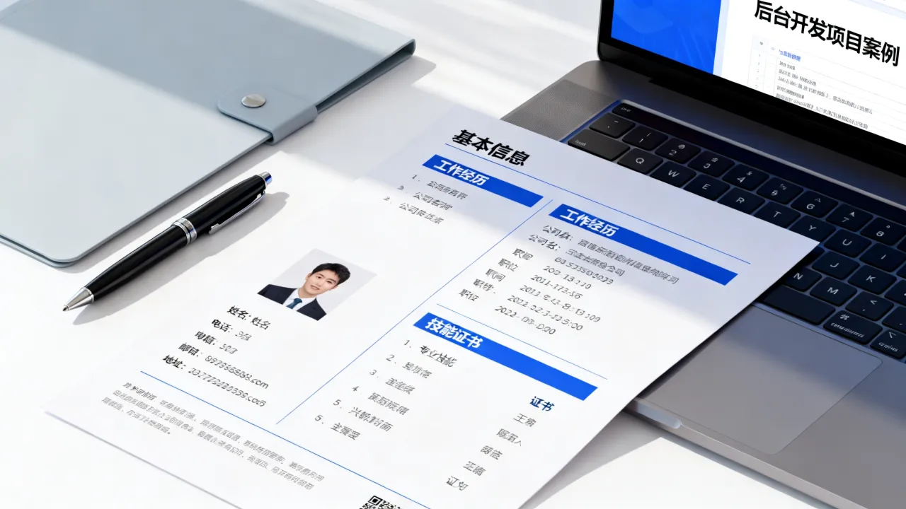后台简历怎么写，后台简历怎么写才能提高通过率？-图3