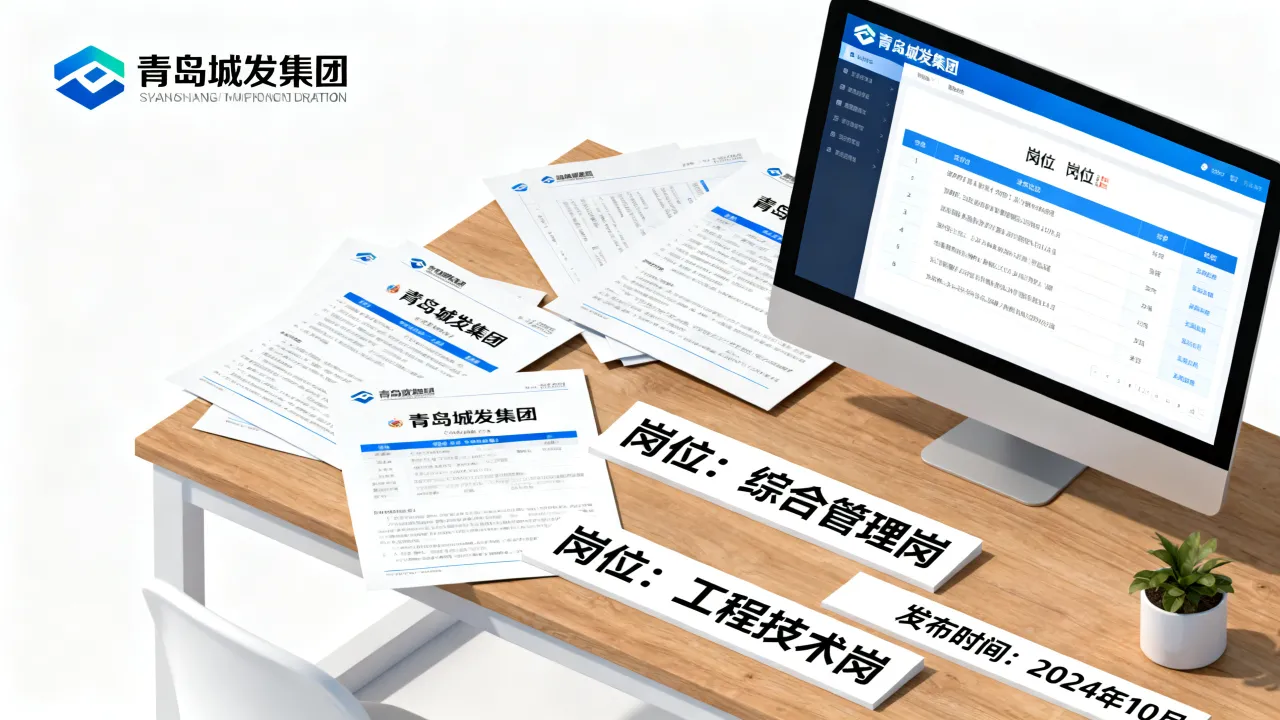 青岛城发招聘有哪些岗位?青岛城发集团招聘公告何时发布?