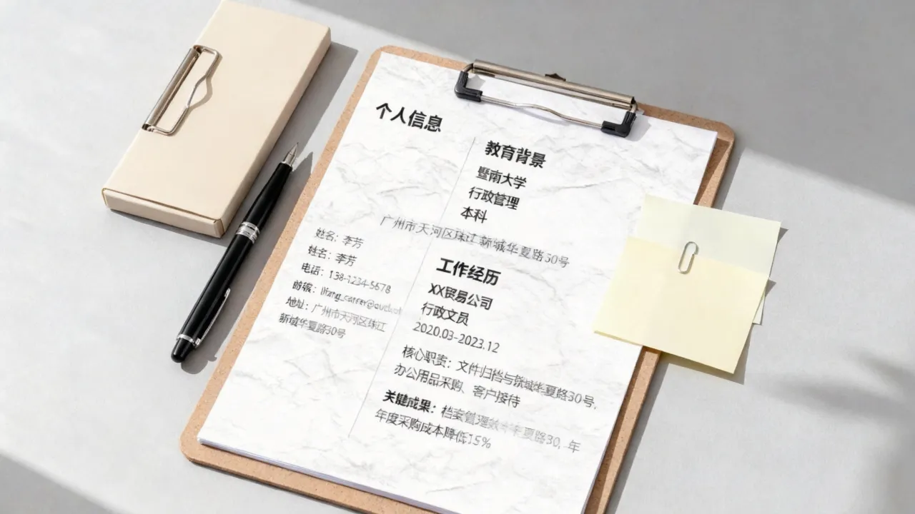想做文员简历怎么写，文员简历范文模板怎么写吸引人