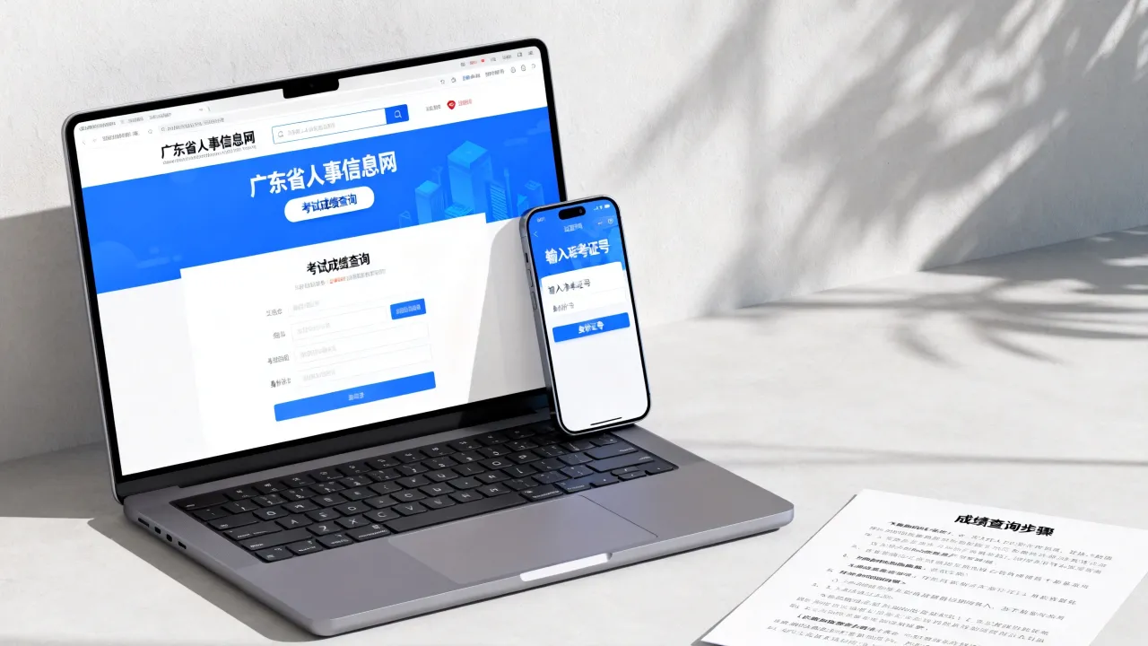 广东省人事信息网官网入口在哪里？，怎么查考试成绩-图2