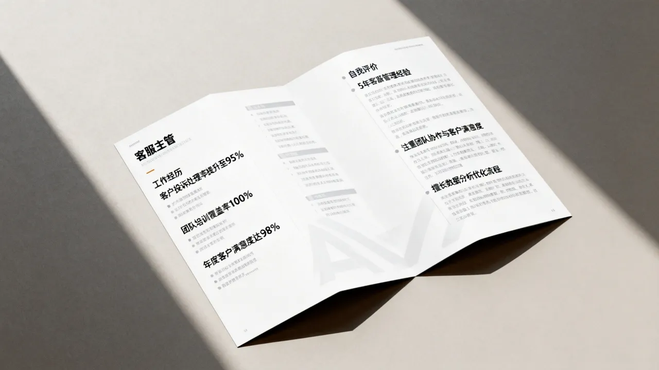 客服主管简历怎么写?客服主管简历工作经历和自我评价怎么写-图3 客服主管简历怎么写?客服主管简历工作经历和自我评价怎么写-图3