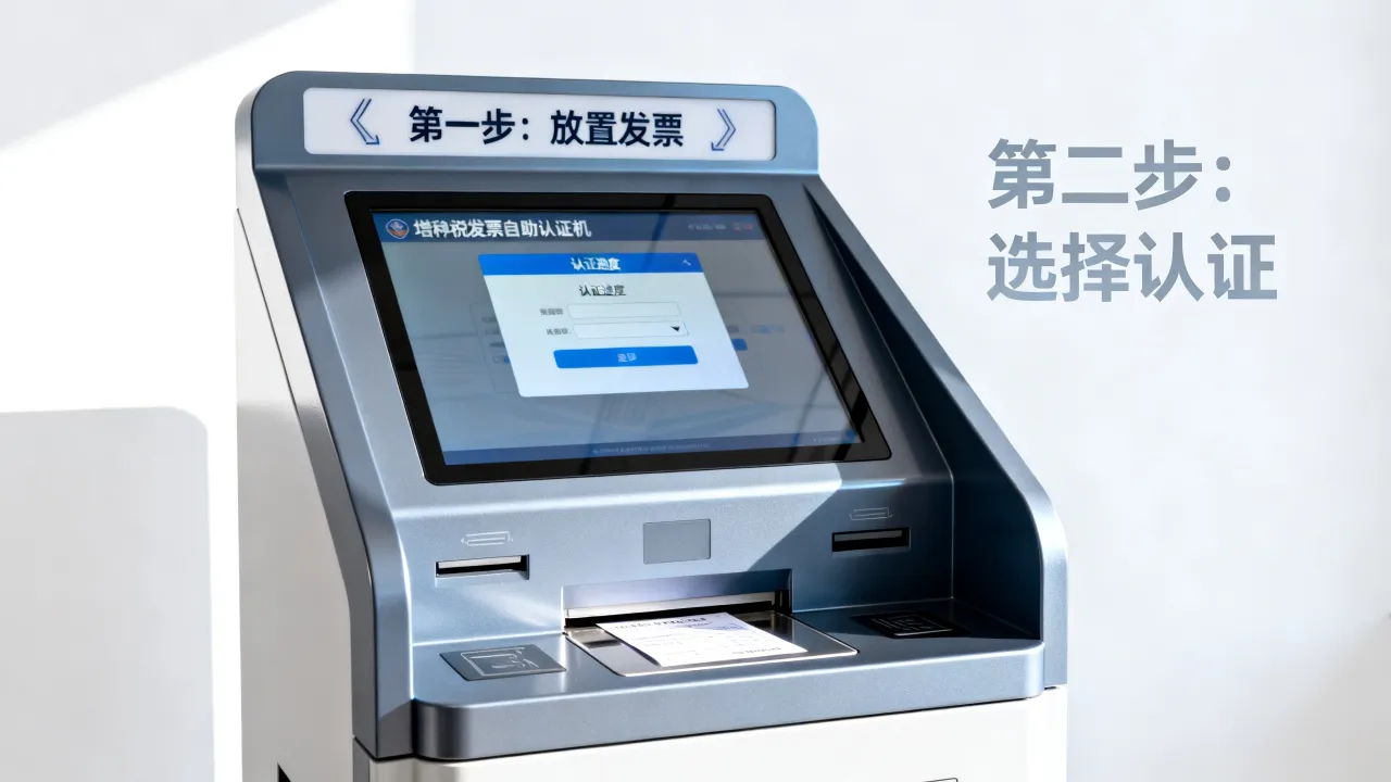 发票如何在机器上认证?增值税发票自助认证机怎么操作?-图3 发票如何在机器上认证?增值税发票自助认证机怎么操作?-图3