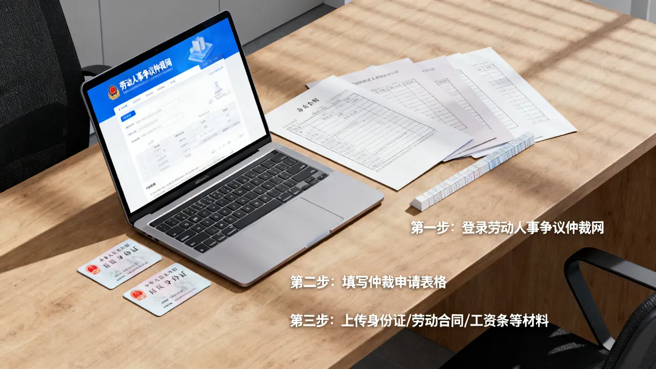 劳动人事争议仲裁网如何申请仲裁,劳动仲裁流程需要什么材料?
